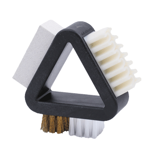 TRIANGULAR BRUSH FOR NUBUCK  AND SUEDE